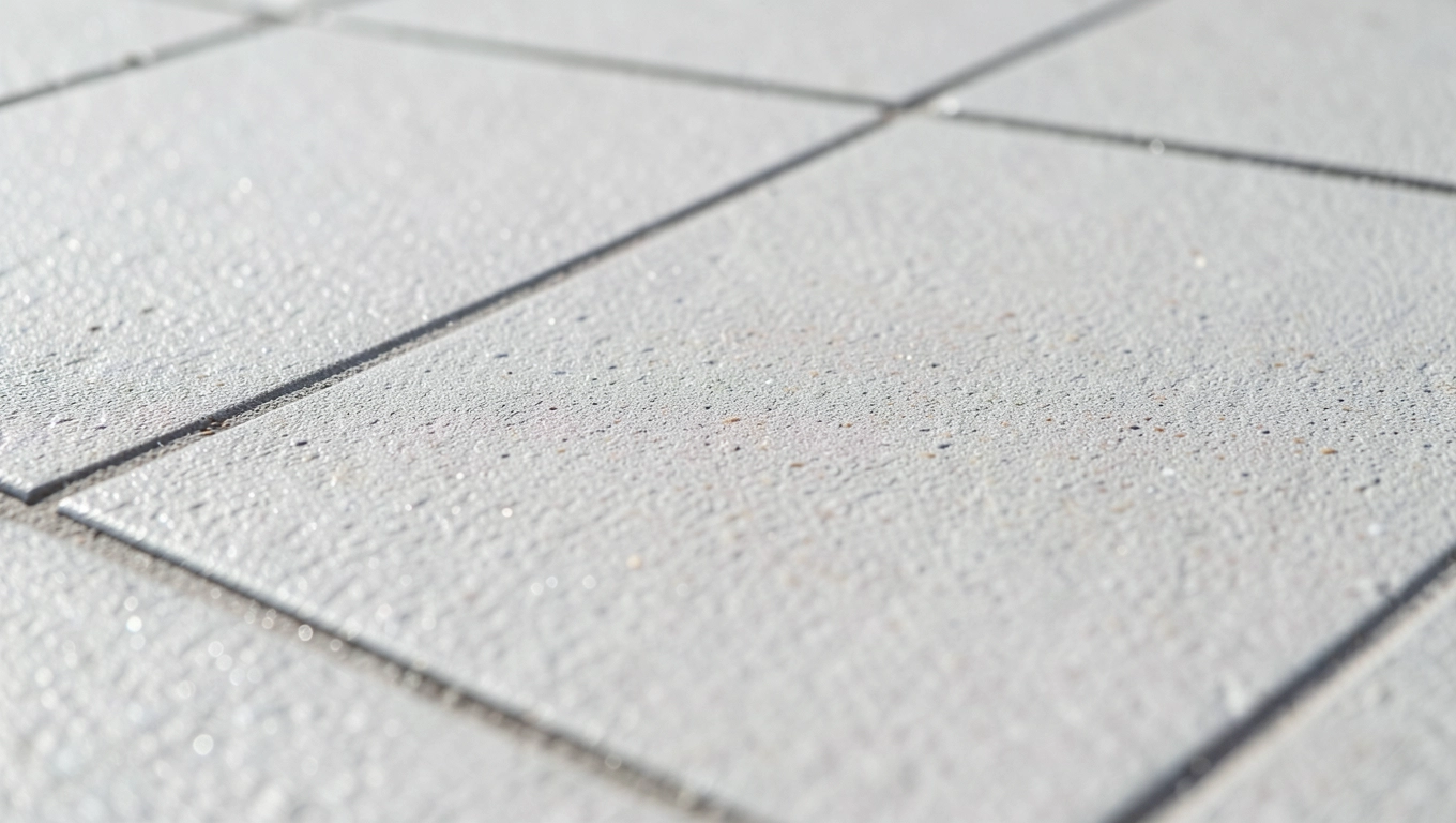 Matowa powierzchnia płytek tarasowych