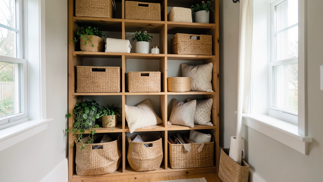 Miejsce pod schodami w salonie