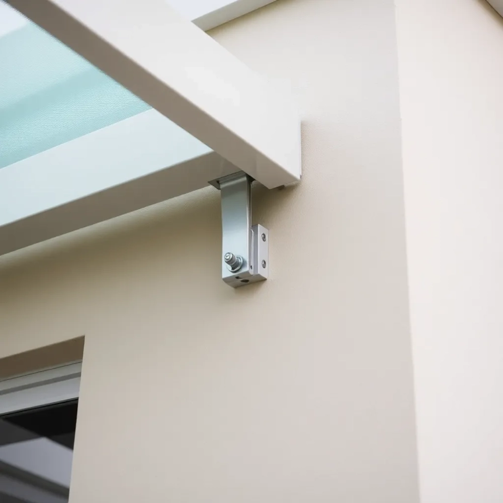 Mocowanie zadaszenia do elewacji