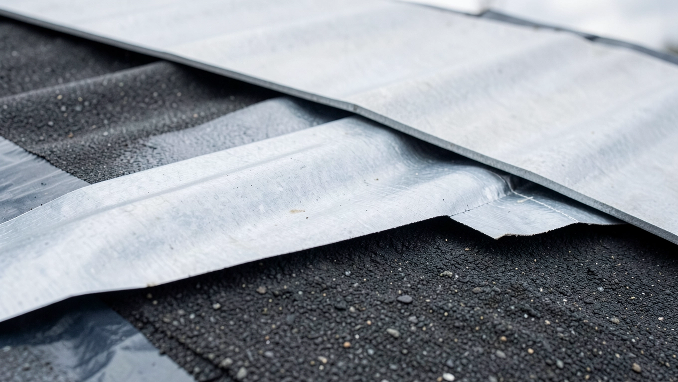 Montaż blachy trapezowej na dachu pokrytym papą