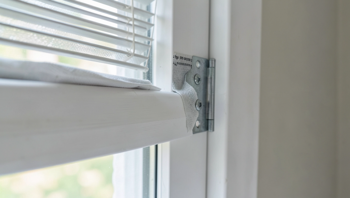 Montaż mechanizmu do rolet bez wiercenia