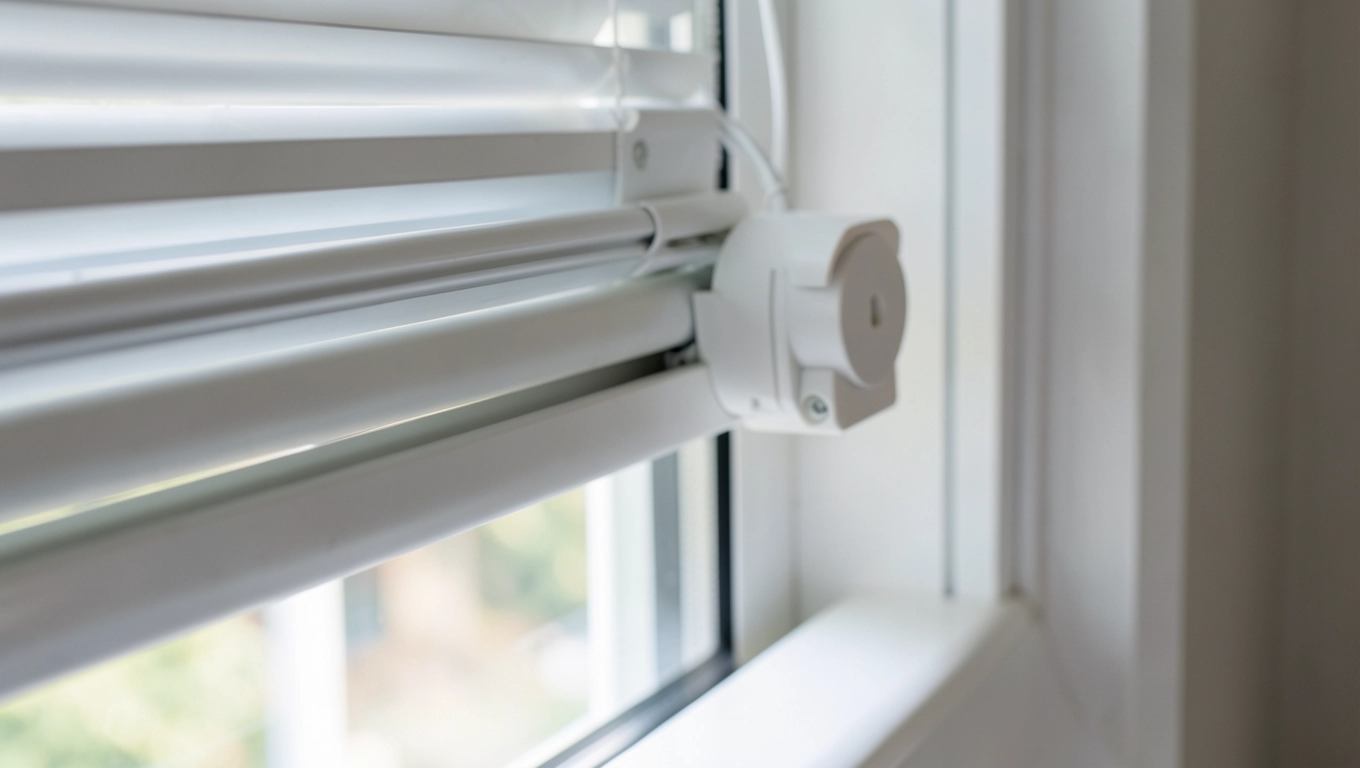 Montaż napędu w kasecie rolety wewnętrznej