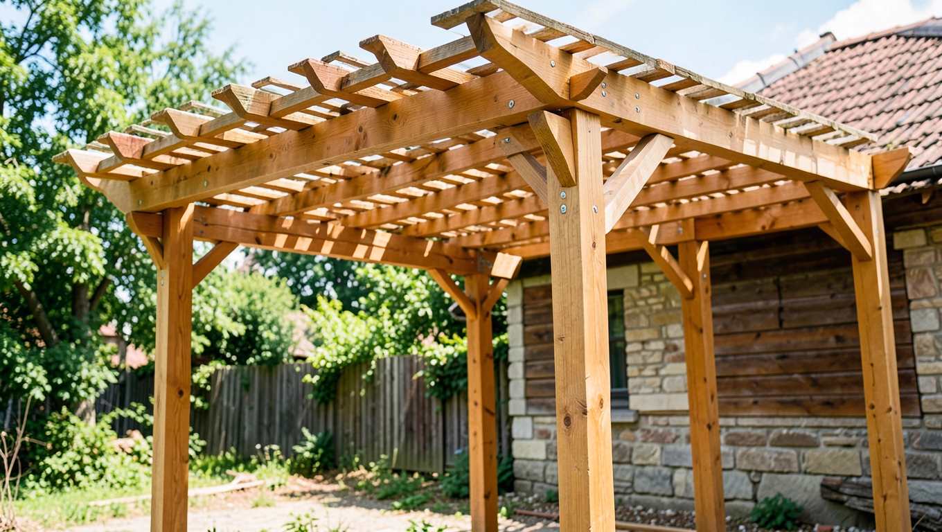 Montaż pergoli drewnianej cena Opole