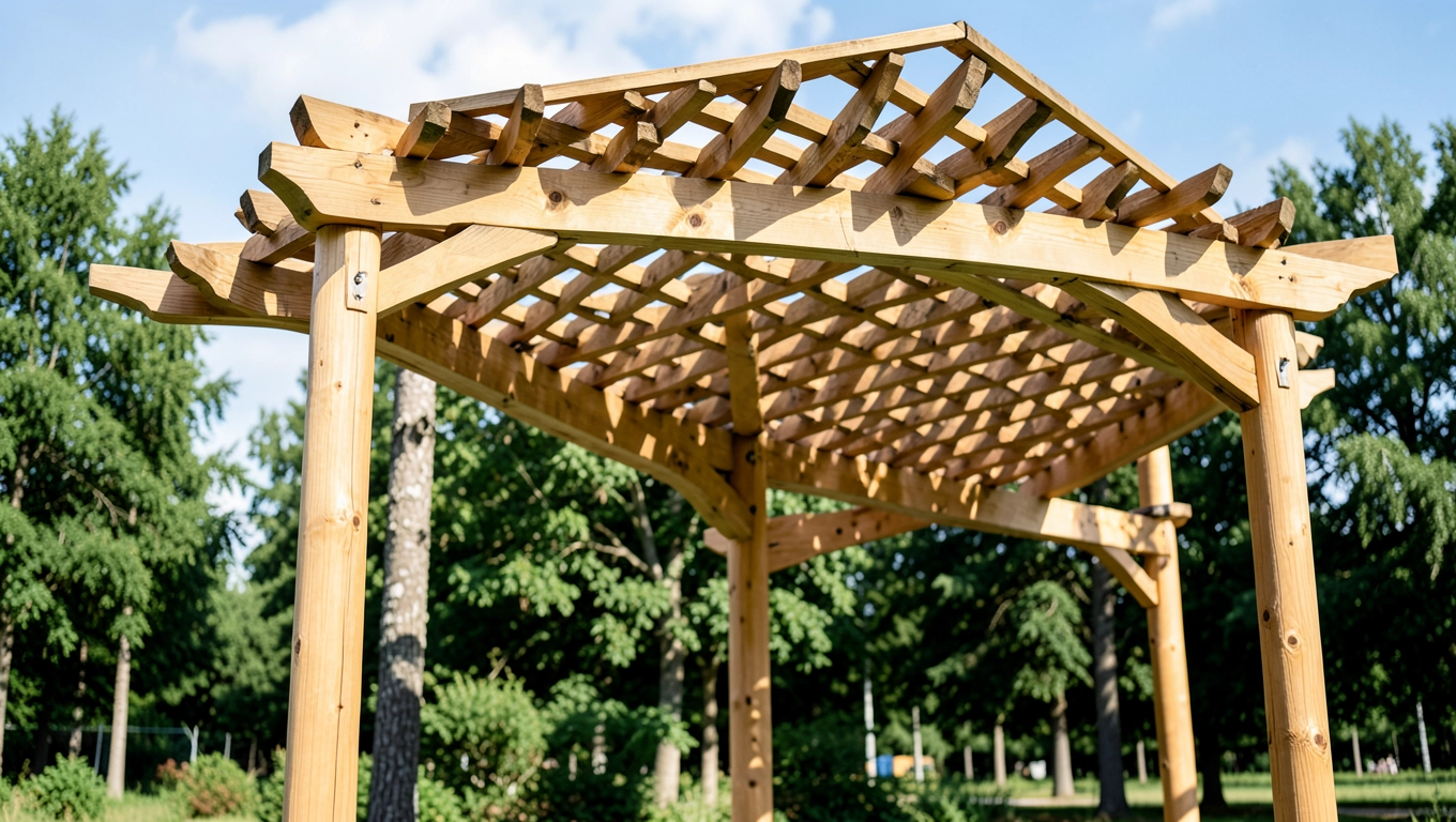 Montaż pergoli drewnianej cena Radom