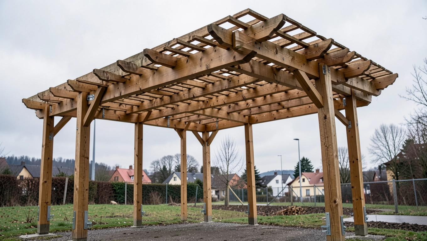 Montaż pergoli drewnianej cena Zabrze