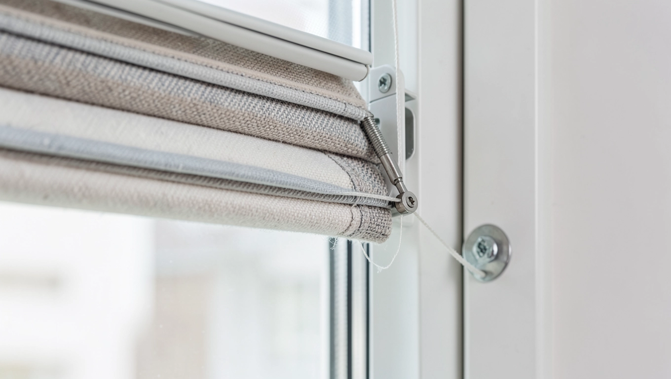 Montaż rolet dzień noc z żyłką krok po kroku