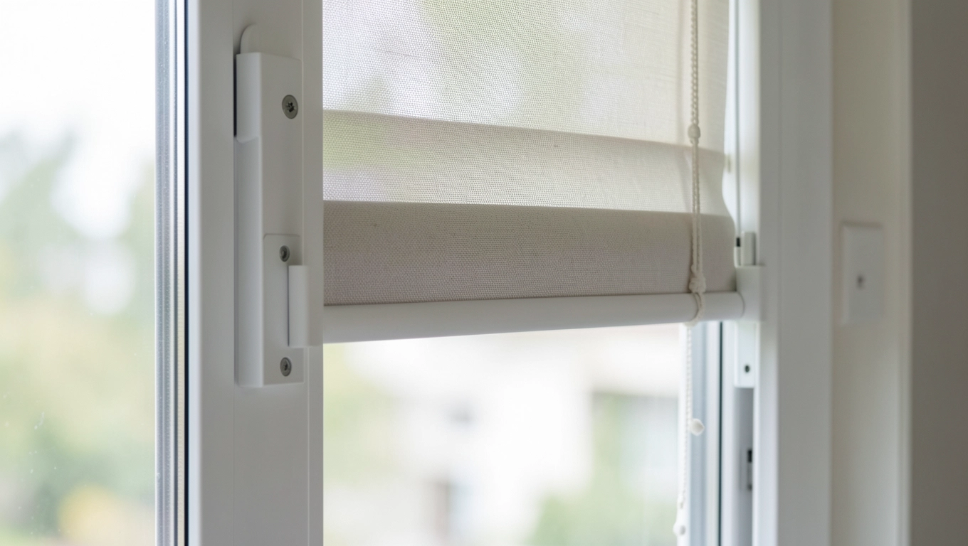 Montaż rolet wewnętrznych z prowadnicami