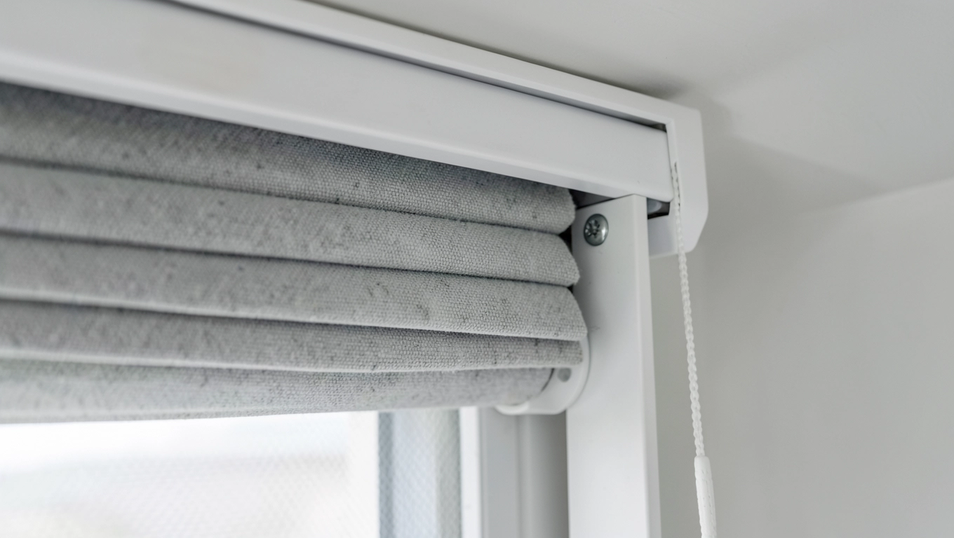 Montaż rolety dzień noc z prowadnicami