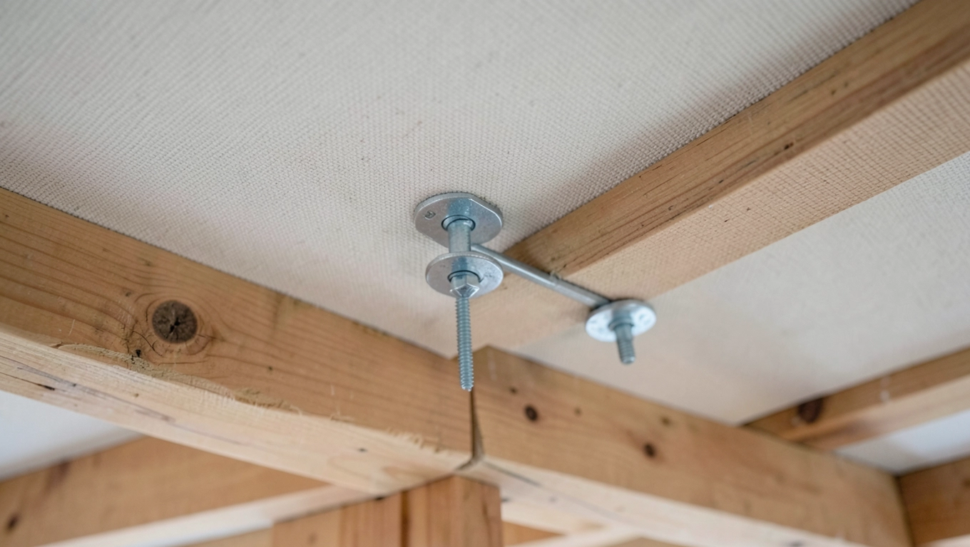 Montaż rolety rzymskiej do sufitu