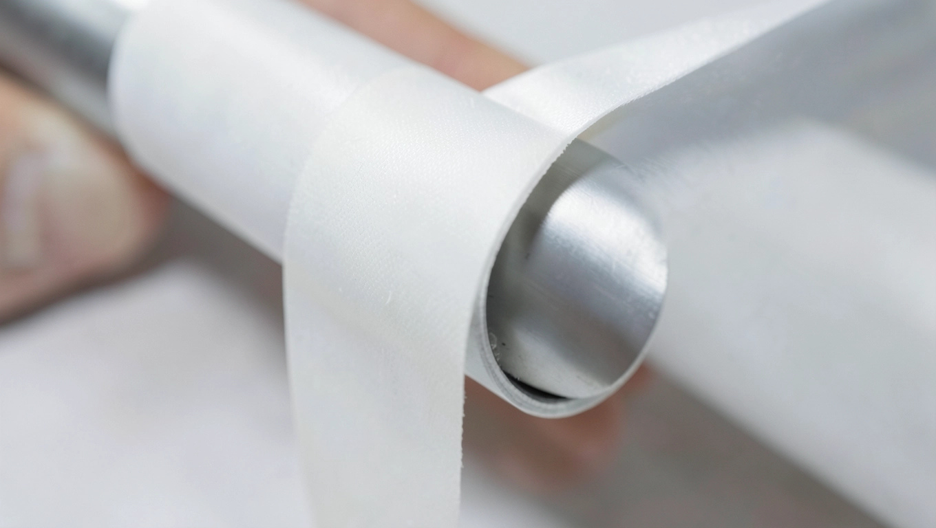 Montaż rury nawojowej taśmą dwustronną