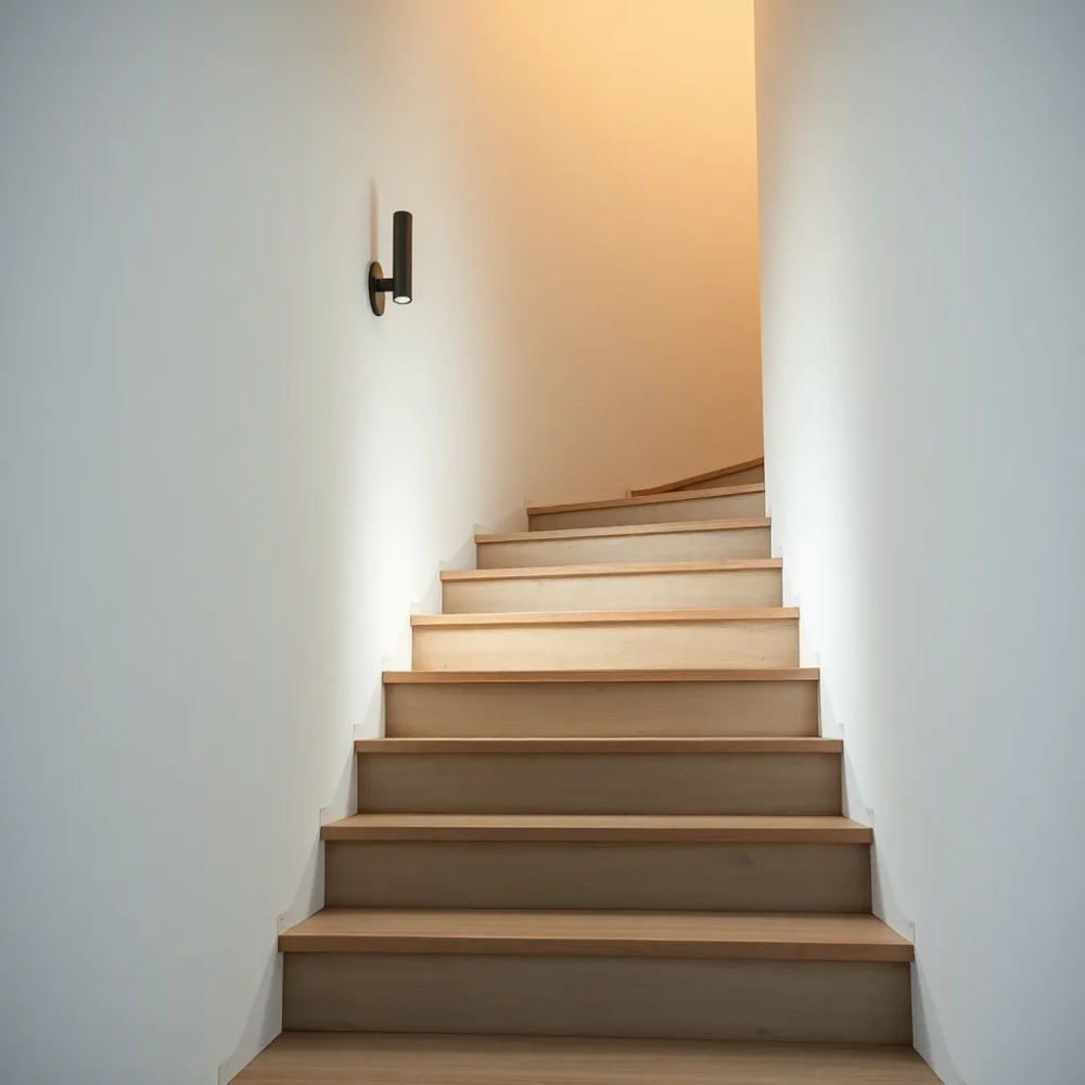 Na jakiej wysokości kinkiet na schodach