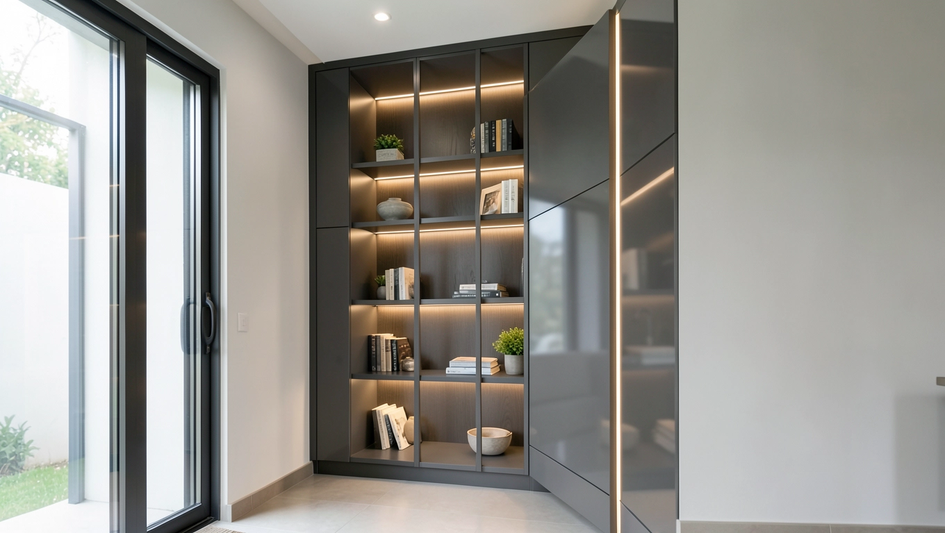 Nowoczesna zabudowa pod schodami