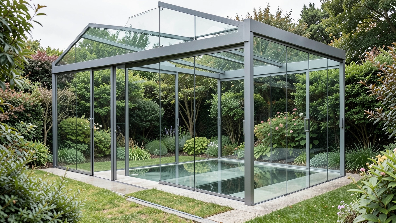 Nowoczesne altany szklane