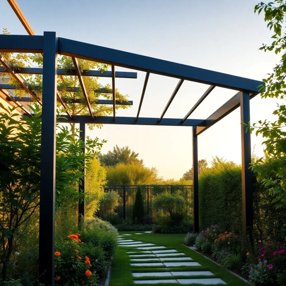Nowoczesne pergole ogrodowe