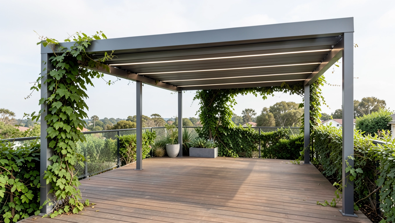 Nowoczesne pergole tarasowe
