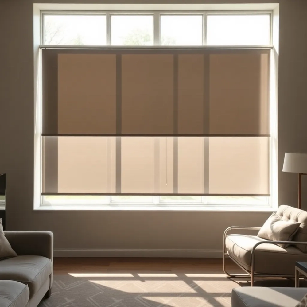 Nowoczesne rolety do salonu