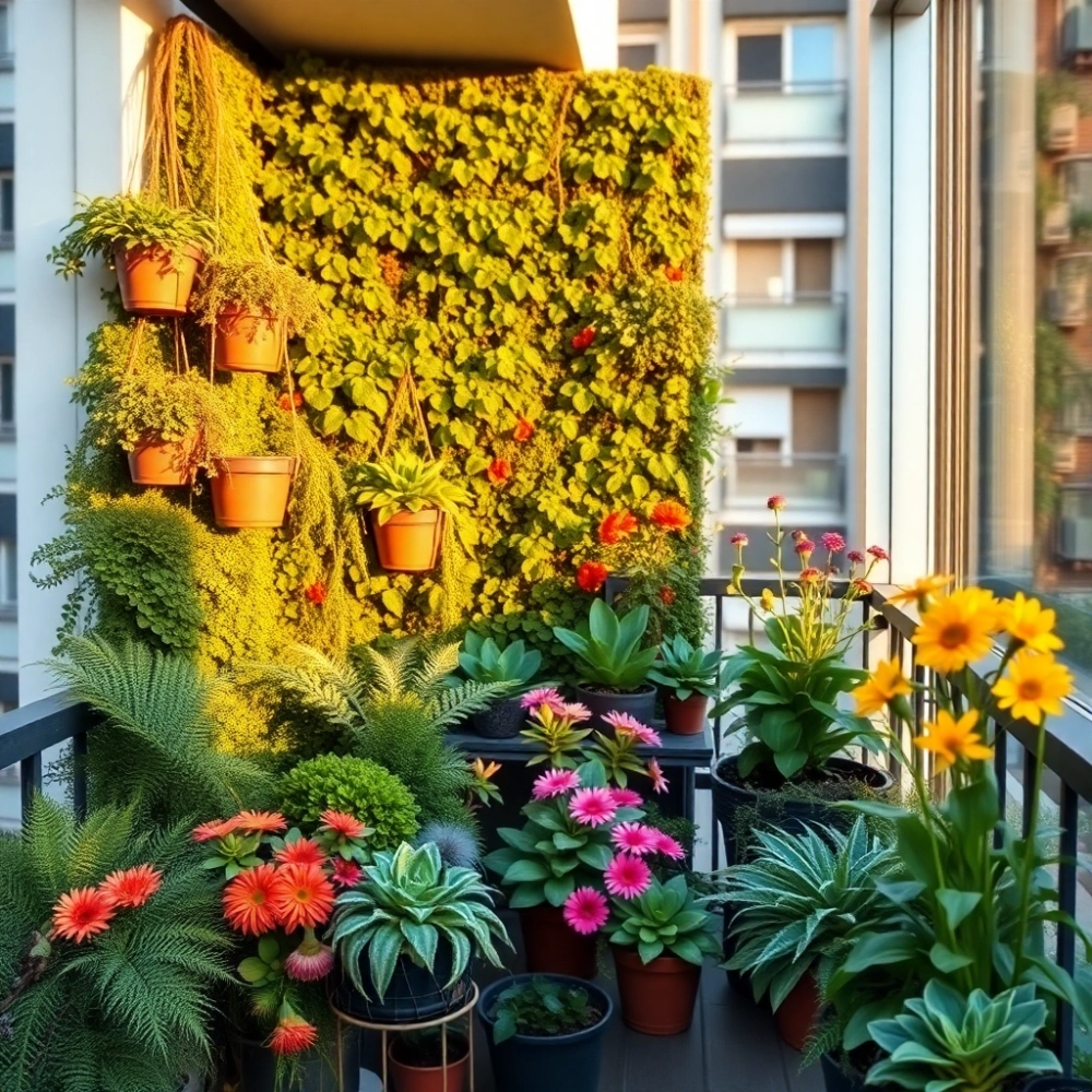 Ogród zimowy na balkonie w bloku