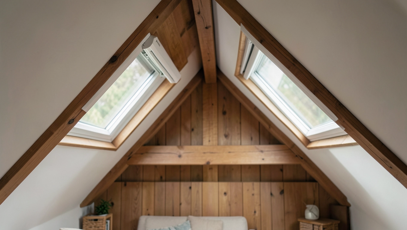 Okna dachowe dwuspadowego