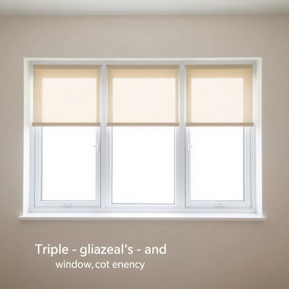 Okna trzyszybowe z roletami cena