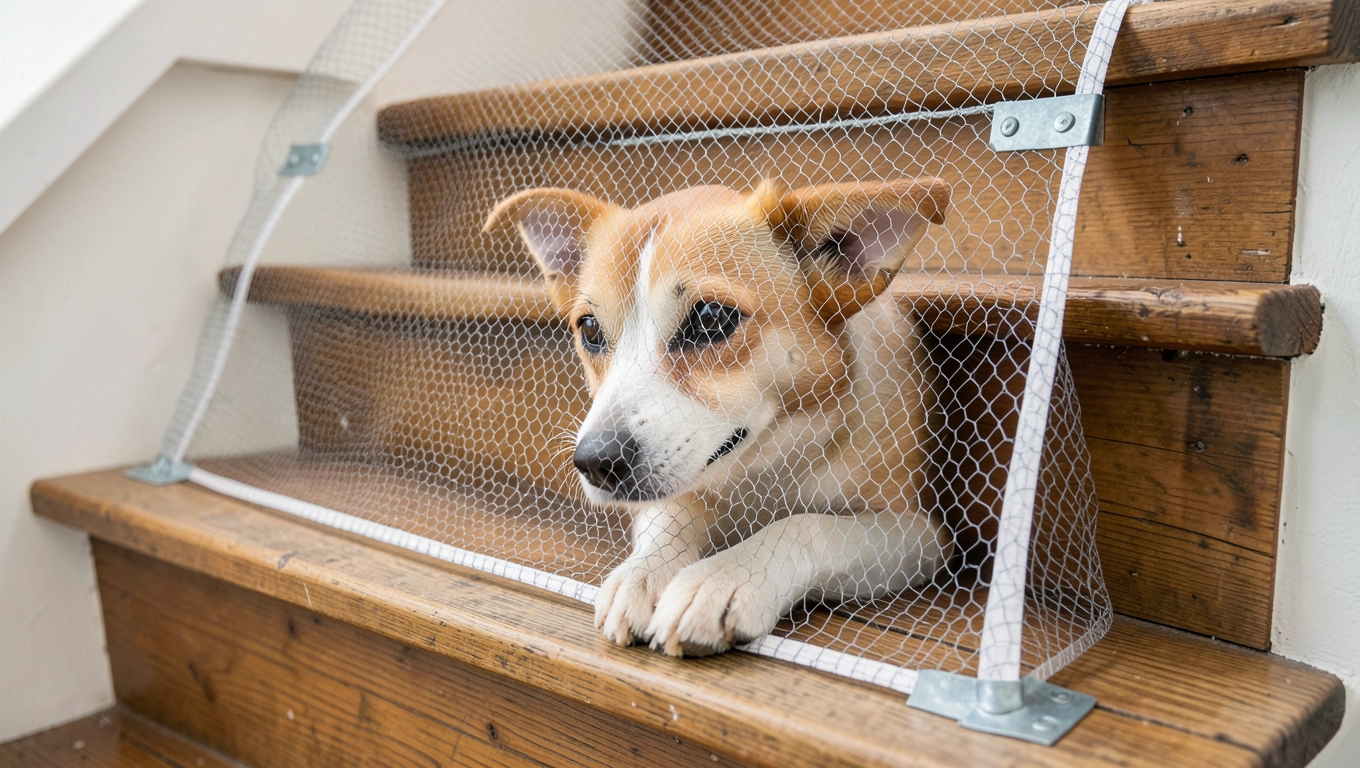 Oslona na schody dla psa