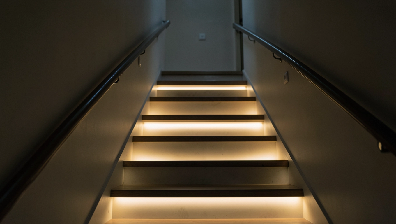 Oświetlenie klatki schodowej LED z czujnikiem ruchu