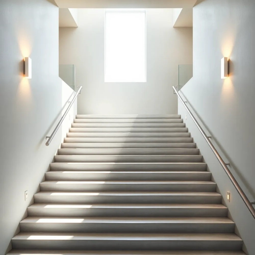 Oświetlenie klatki schodowej w bloku