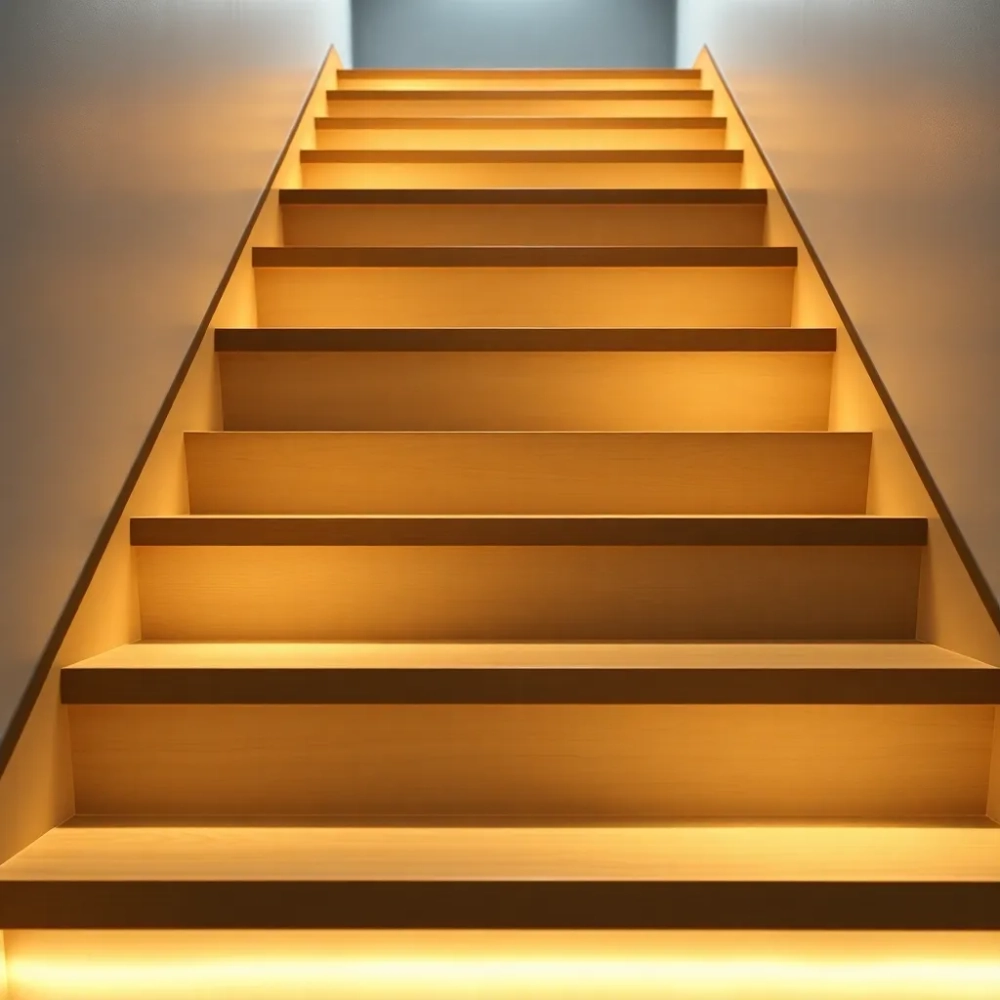 Oświetlenie schodów na baterie z czujnikiem ruchu