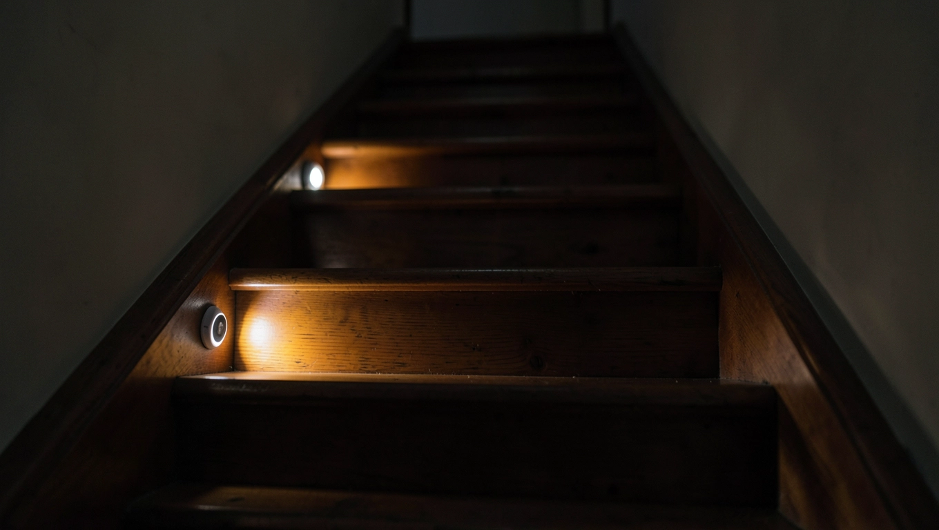 Oświetlenie schodów z czujnikiem ruchu