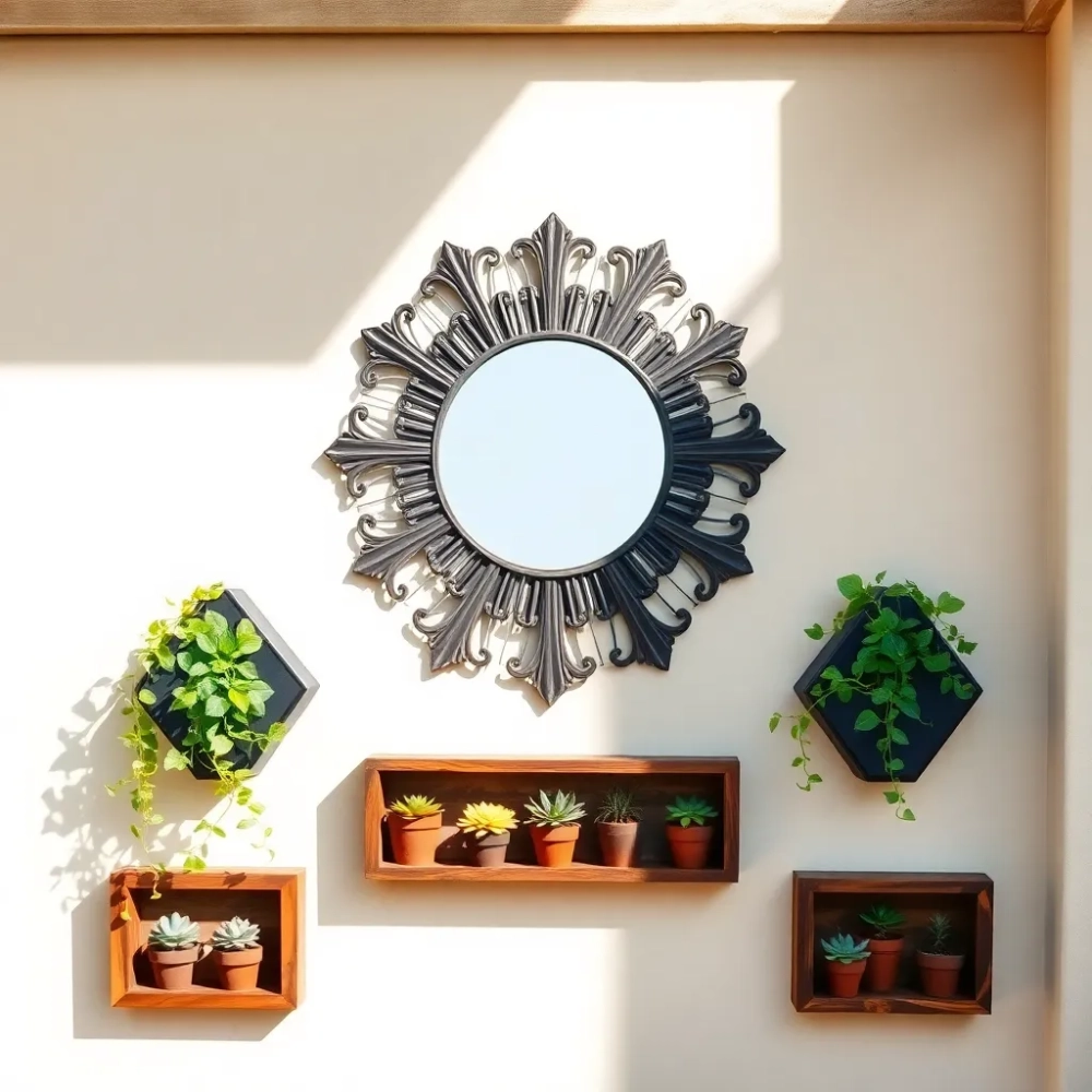 Ozdoby na taras na ścianę