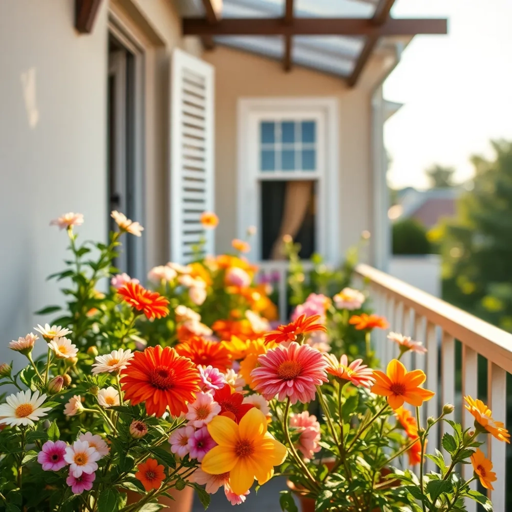 Pachnące kwiaty na słoneczny balkon