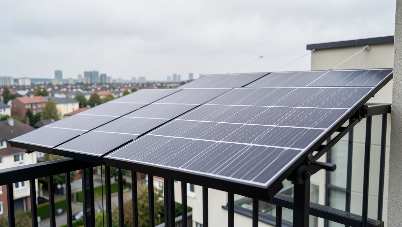 Panele fotowoltaiczne na balkon czy warto