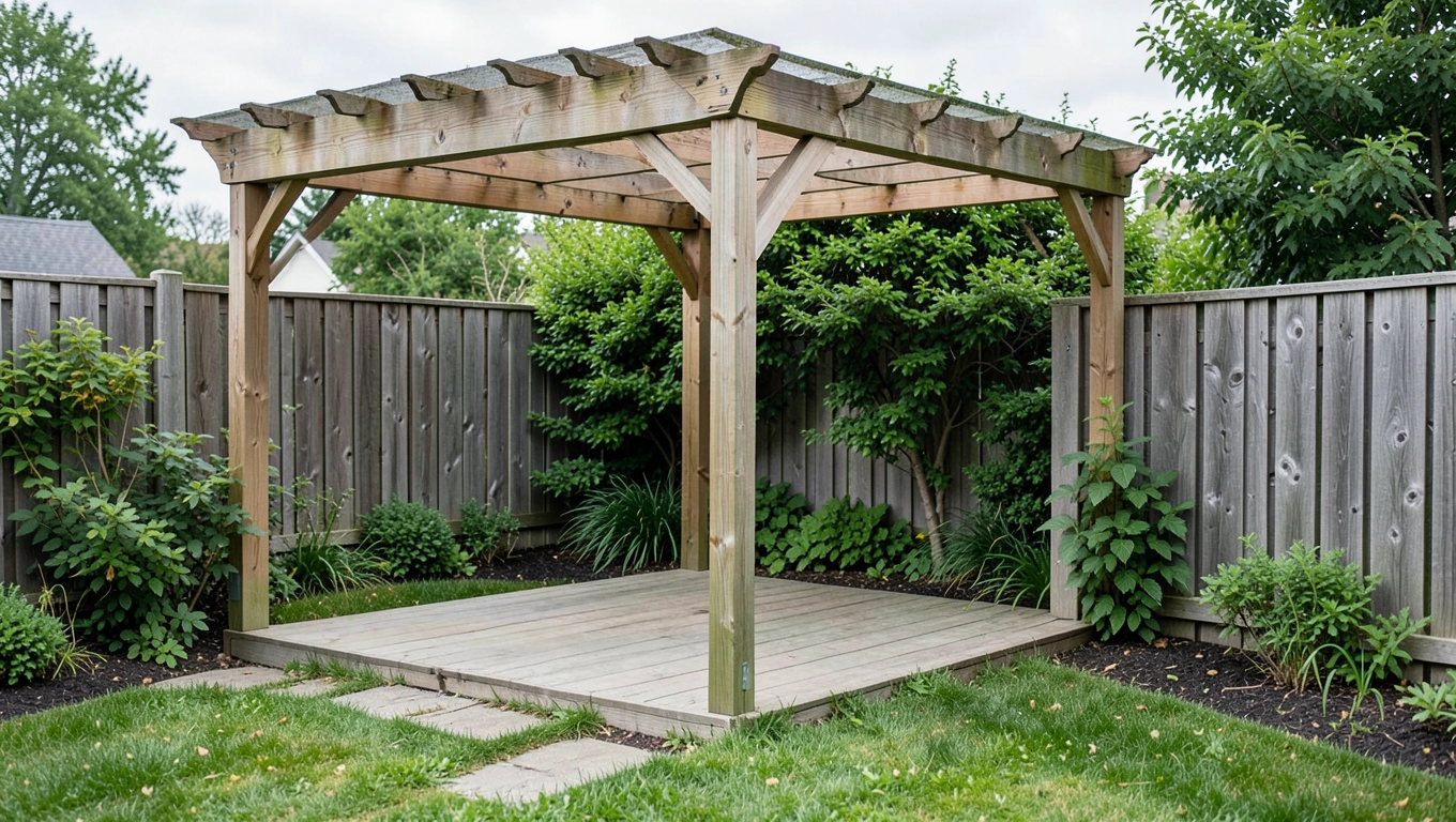 pergola ile od granicy