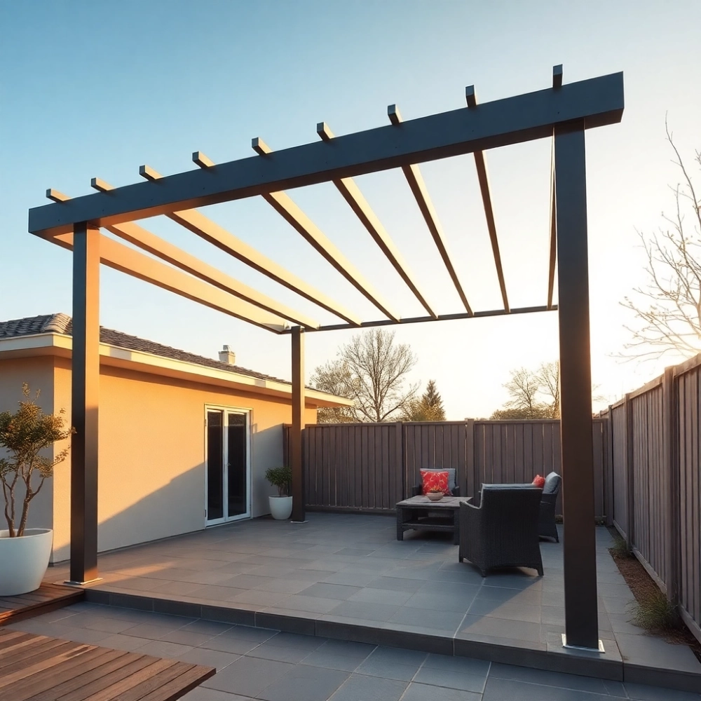 Pergola tarasowa aluminiowa na wymiar