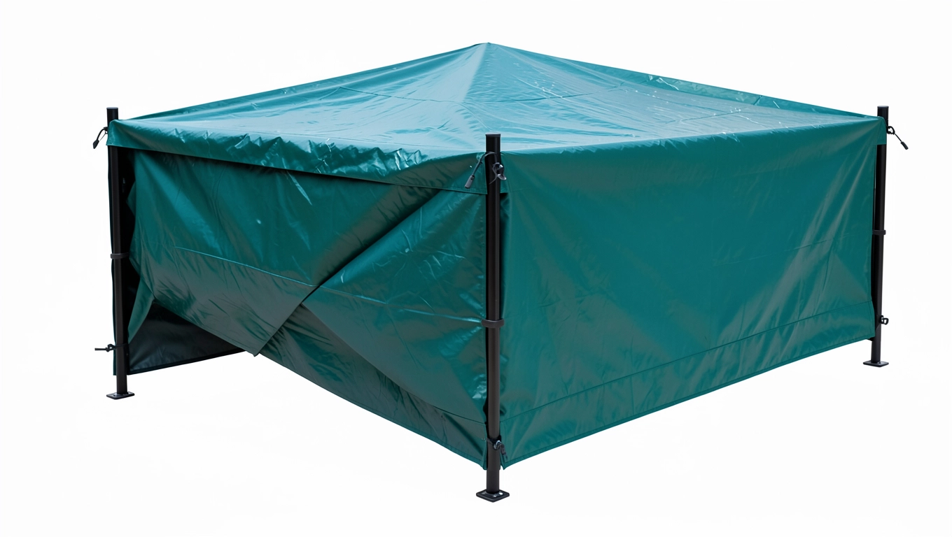 Plandeki na taras z montażem