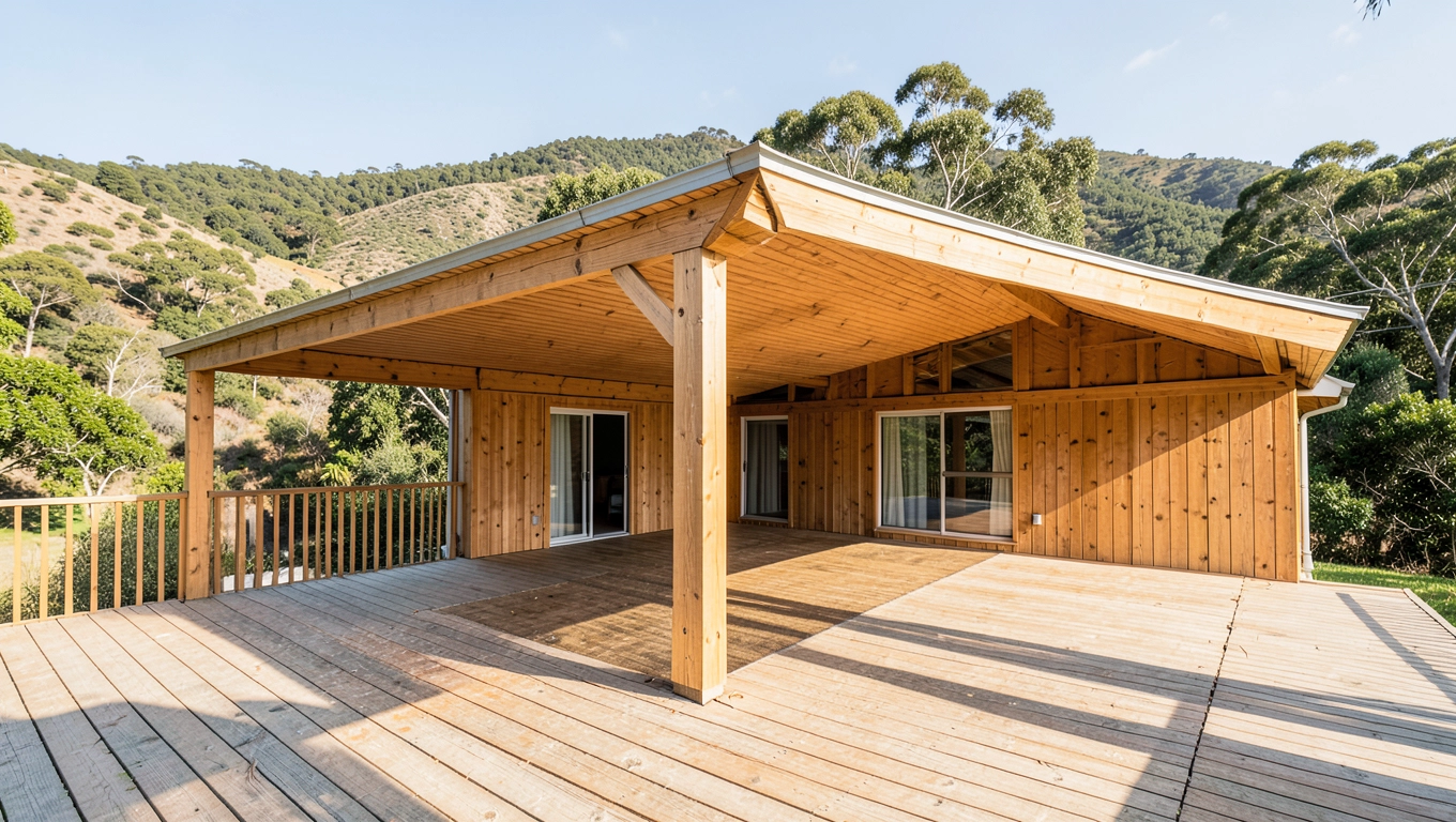 Planowanie montażu drewnianego zadaszenia tarasu