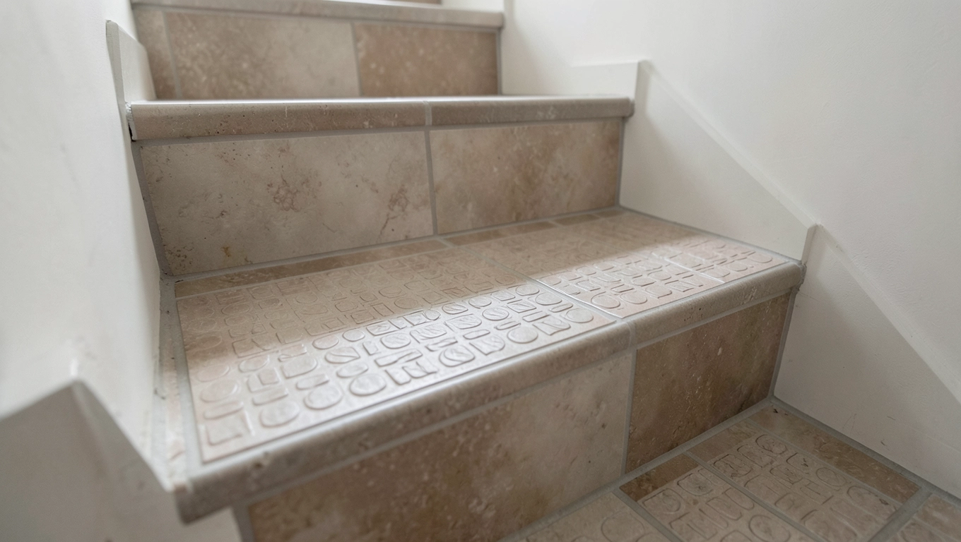 Płytki antypoślizgowe na schody wewnętrzne