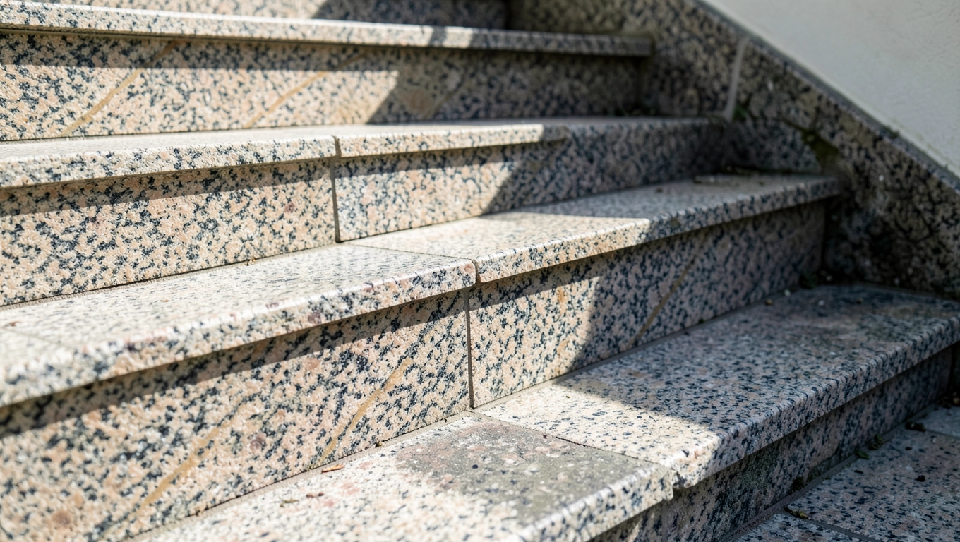 Płytki kamienne na schody zewnętrzne
