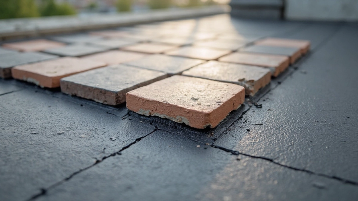 Płytki tarasowe na papie