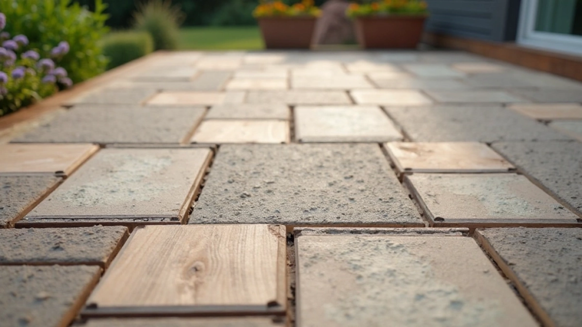 Pływające płytki na taras