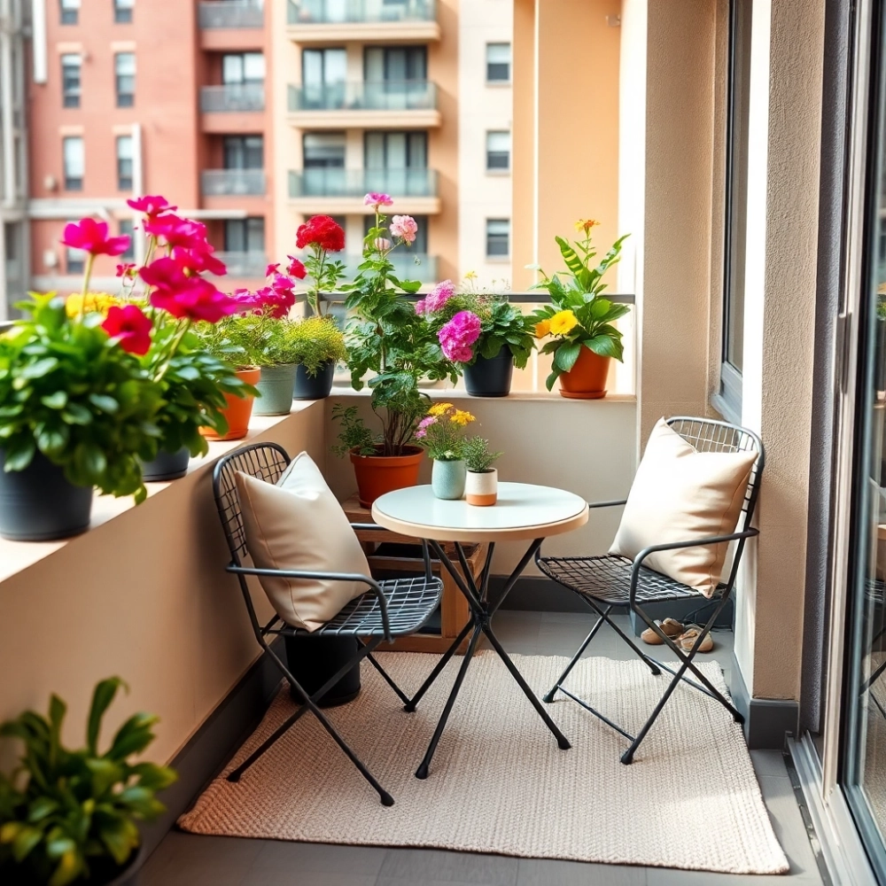 Pomysł na balkon w bloku