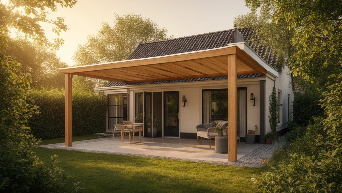 projekt zadaszenia domku holenderskiego