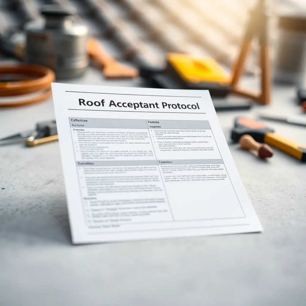Protokół odbioru dachu wzór