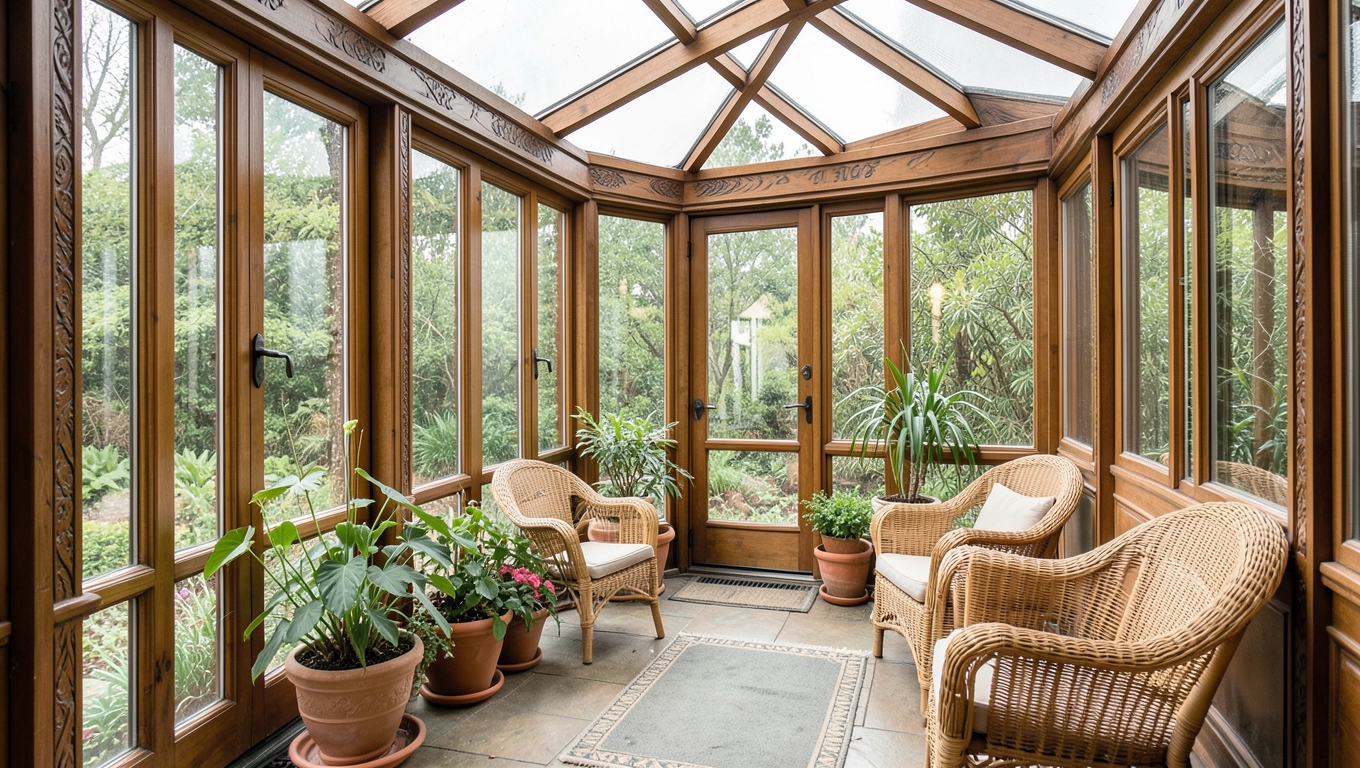 przeszklony ganek