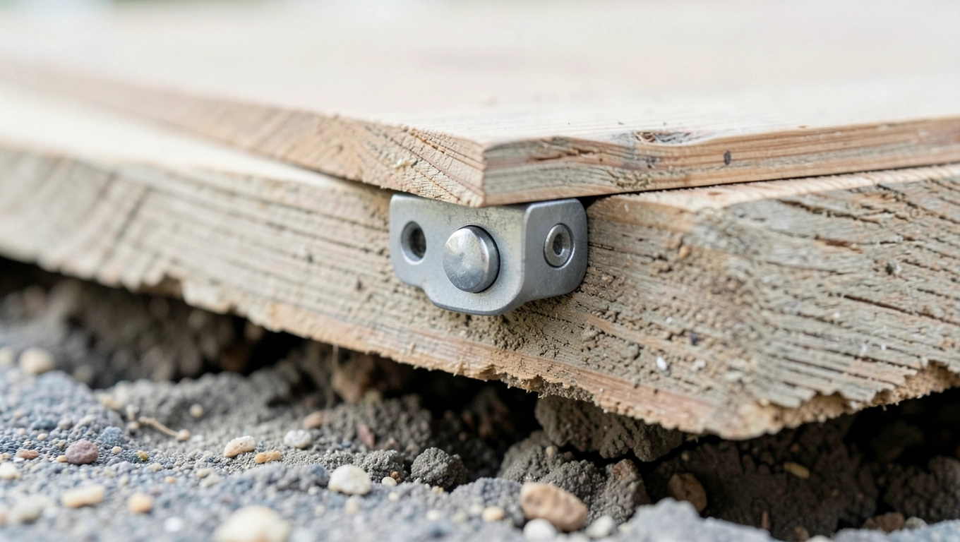 Regulacja wysokości podkładek tarasowych