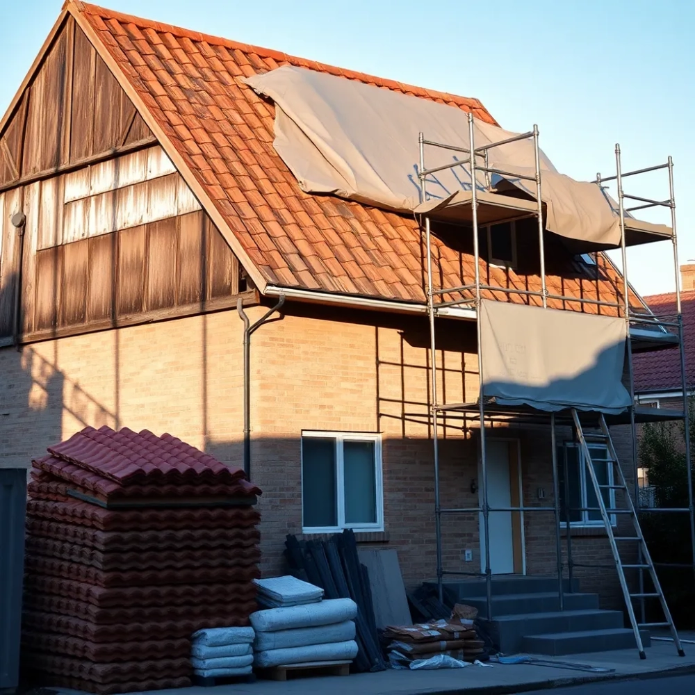 Remont dachu w domu dwurodzinnym