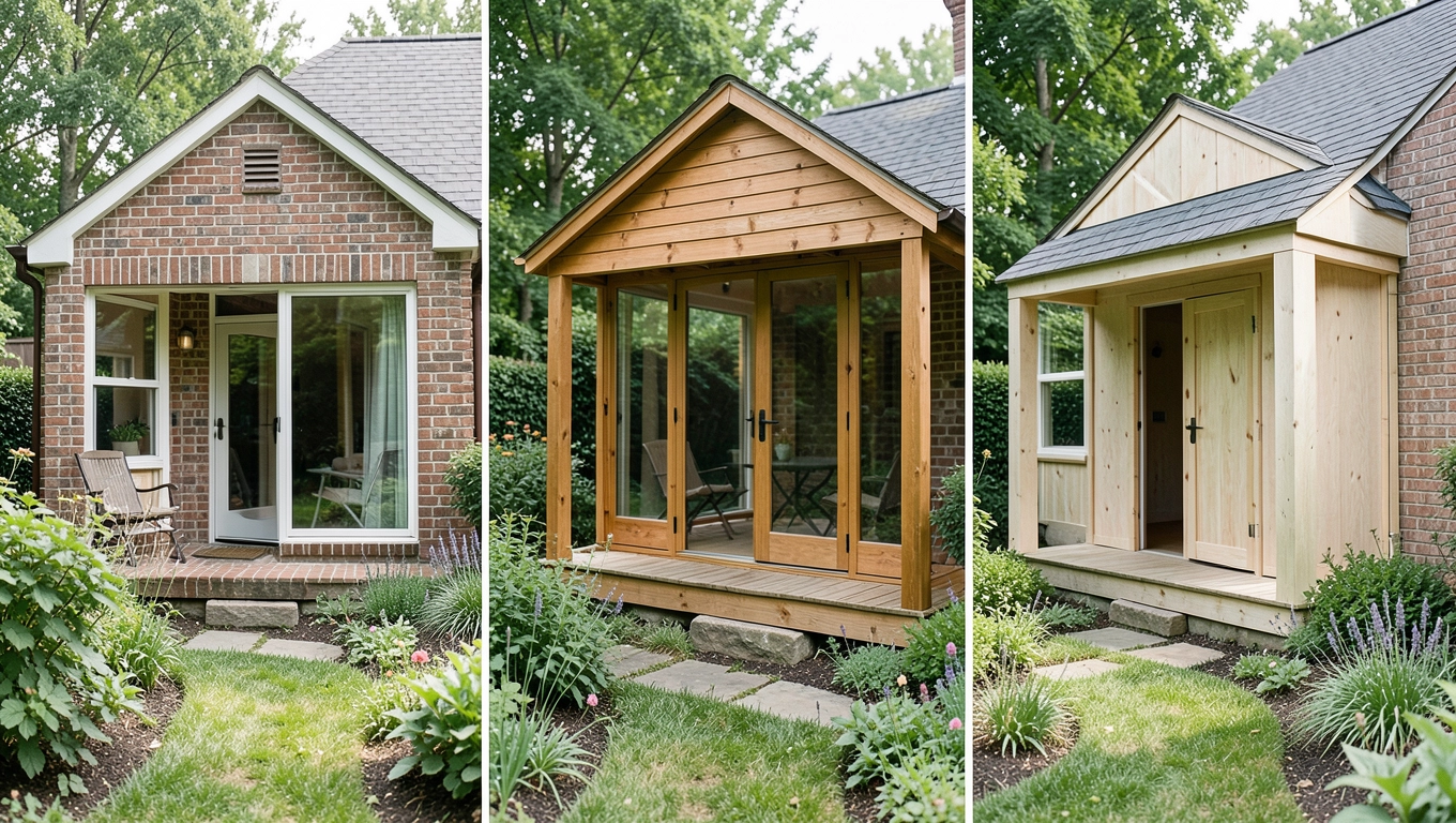 Rodzaje ganków zamkniętych