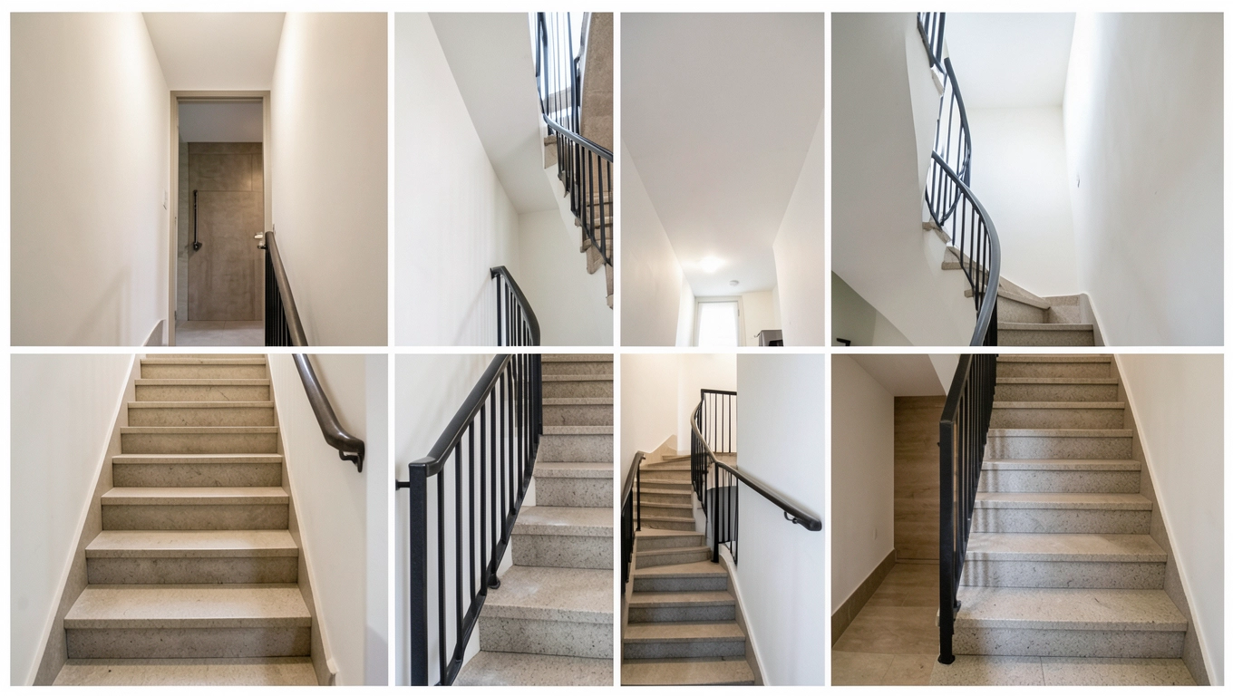 Rodzaje klatek schodowych