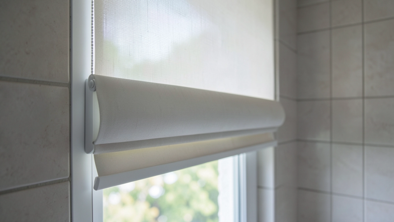 Roleta do łazienki dzień noc