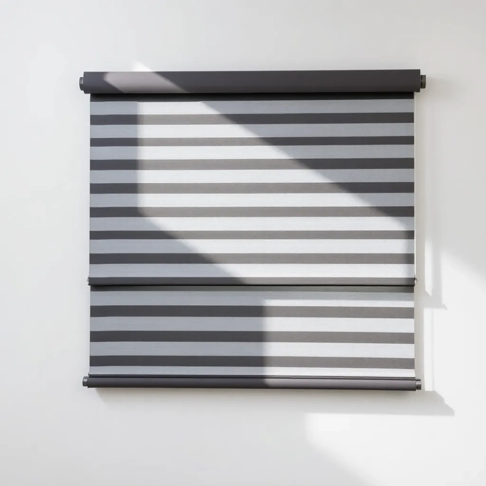 Roleta dzień noc mocowana do ściany