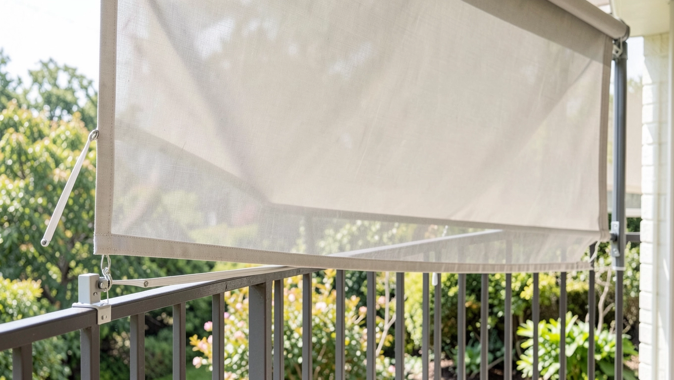 Roleta na taras od deszczu